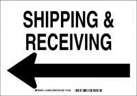 38H552 Facility Sign, Poly, 7 x 10 in, Blk/Wht