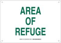 38H671 Fire Safety Sign, Plastic, 10 x 14, Grn/Wht