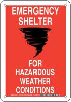 38H685 Fire Safety Sign, Alum, 10 x 7, Red/Blk/Wht