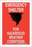 38H687 Fire Safety Sign, Poly, 10 x 7 in, Red/Blk