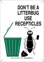 38H761 Facility Sign, Alum, 14 x10 in, Blk/Grn/Wht