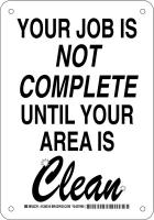 38H825 Facility Sign, Alum, 10 x 7 in, Grn/Wht