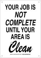 38H829 Facility Sign, Plastic, 14 x 10 in, Grn/Wht