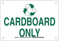 38H855 Facility Sign, Alum, 7 x 10 in, Grn/Wht