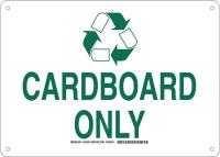 38H859 Facility Sign, Plastic, 10 x 14 in, Grn/Wht