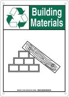 38H876 Facility Sign, Alum, 14 x10 in, Grn/Blk/Wht