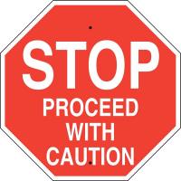 38H939 Traffic Sign, Aluminum, 24 x 24 in, Wht/Red