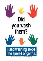 38J062 Restroom Sign, English, Polyester, 14x10 in