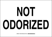 38J079 Chemical Sign, Polyester, 10x14 in, Blk/Wht