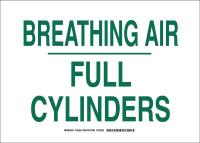 38J128 Chemical Sign, Polyester, 10x14 in, Grn/Wht