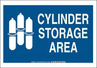 38J152 Chemical Sign, Polyester, 10 x 14, Wht/Blue