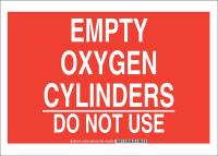 38J170 Chemical Sign, Polyester, 10x14 in, Wht/Red