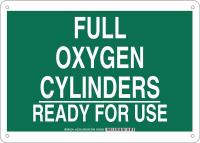 38J223 Chemical Sign, Alum, 10 x 14 in, Wht/Grn