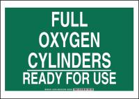 38J225 Chemical Sign, Polyester, 10x14 in, Wht/Grn