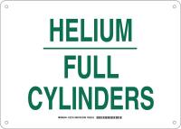38J239 Chemical Sign, Plastic, 10 x 14 in, Grn/Wht