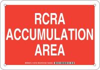 38J271 Chemical Sign, Alum, 7 x 10 in, Wht/Red