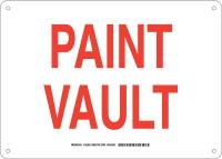 38J323 Chemical Sign, Alum, 10 x 14 in, Red/Wht