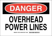 38J401 DANGER SIGN 7X10