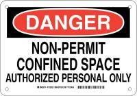 38J411 DANGER SIGN 7X10