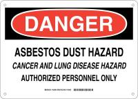 38J450 DANGER SIGN 10X14