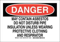 38J455 DANGER SIGN 7X10