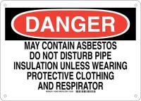 38J456 DANGER SIGN 10X14