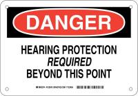 38J466 DANGER SIGN 7X10
