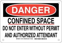 38J502 DANGER SIGN 7X10
