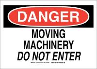 38J513 DANGER SIGN 10X14