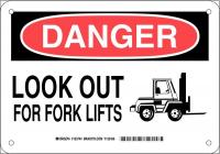 38J533 DANGER SIGN 7X10