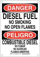 38J542 DANGER/PELIGRO SIGN 14X10