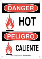 38J571 DANGER/PELIGRO SIGN 14X10