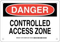 38J630 DANGER SIGN 7X10