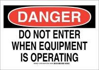38J646 DANGER SIGN 10X14