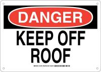 38J681 DANGER SIGN 10X14