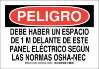 38J697 PELIGRO SIGN 7X10