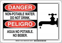 38J750 DANGER/PELIGRO SIGN 7X10