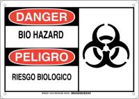 38J765 DANGER/PELIGRO SIGN 10X14