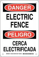 38J824 DANGER/PELIGRO SIGN 10X7
