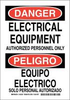 38J831 DANGER/PELIGRO SIGN 10X7