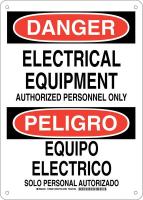 38J832 DANGER/PELIGRO SIGN 14X10