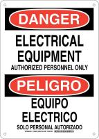 38J833 DANGER/PELIGRO SIGN 14X10