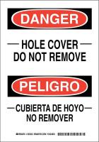 38J867 DANGER/PELIGRO SIGN 10X7