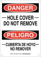 38J868 DANGER/PELIGRO SIGN 14X10