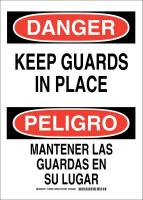 38J876 DANGER/PELIGRO SIGN 14X10