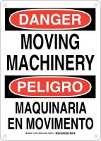 38J899 DANGER/PELIGRO SIGN 14X10