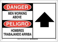 38J905 DANGER/PELIGRO SIGN 10X14