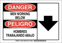 38J910 DANGER/PELIGRO SIGN 7X10