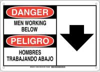 38J911 DANGER/PELIGRO SIGN 10X14