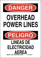 38J925 DANGER/PELIGRO SIGN 14X10